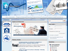 Tablet Screenshot of evivienda.gob.sv